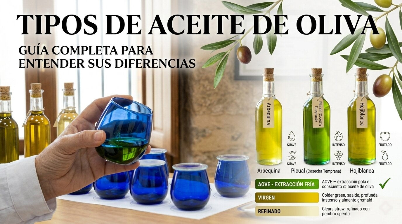 Tipos de aceite de oliva